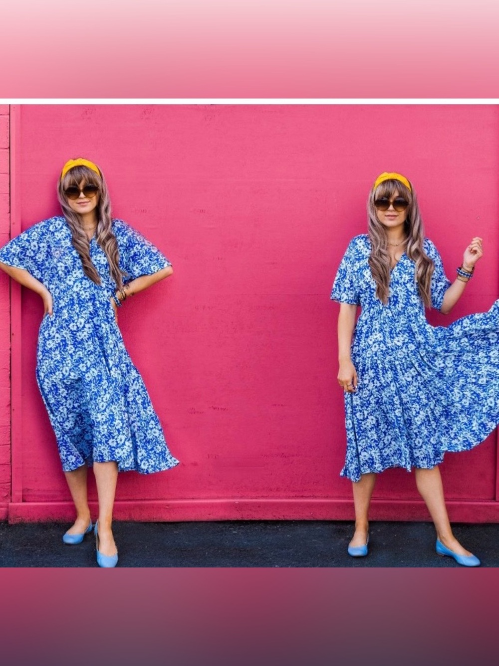 Zara Blue White Floral Tiered Maxi Dress Size M NWT Cottagecore Boho